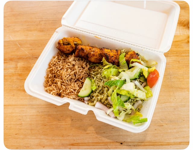 Chicken Tikka & Kofta Platter.