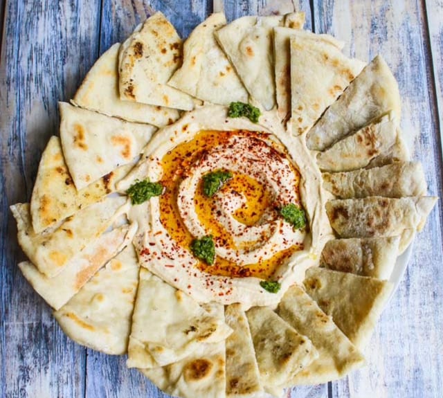 Hummus with Pita Bread.