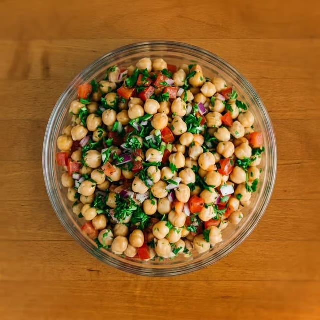Chickpea Salad.